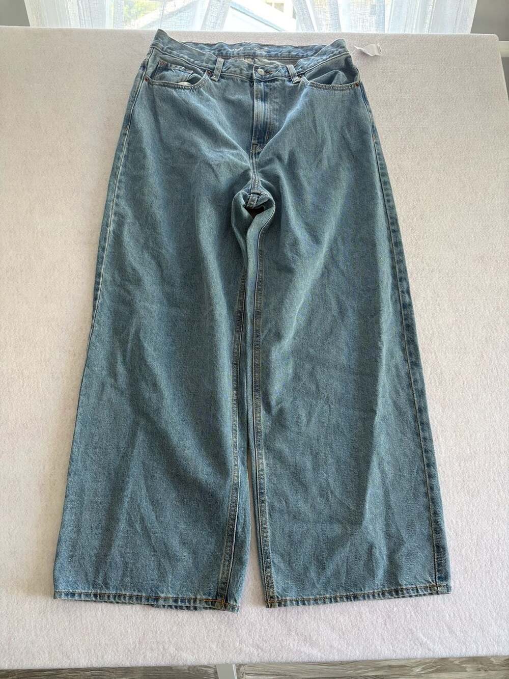Old Navy Extra High-Rise Baggy Wide Leg Jeans Size 14